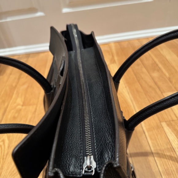 CELINE MINI LUGGAGE BAG - Drummed Calfskin Leather - Black - Picture 5 of 16